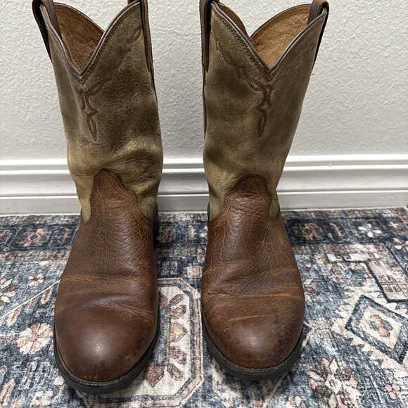 Ariat Rambler Western Cowboy Boots Men's Sz 9 EE  Soft Leather - Picture 2 of 9